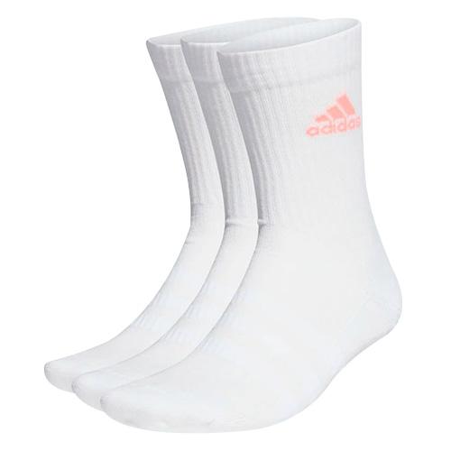 Ponožky Adidas CUSH CRW 3PP - Barva: Bílá, Velikost: XS