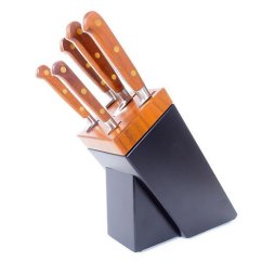 Lion Sabatier knife block + 5 knives 664284 SARLAT black