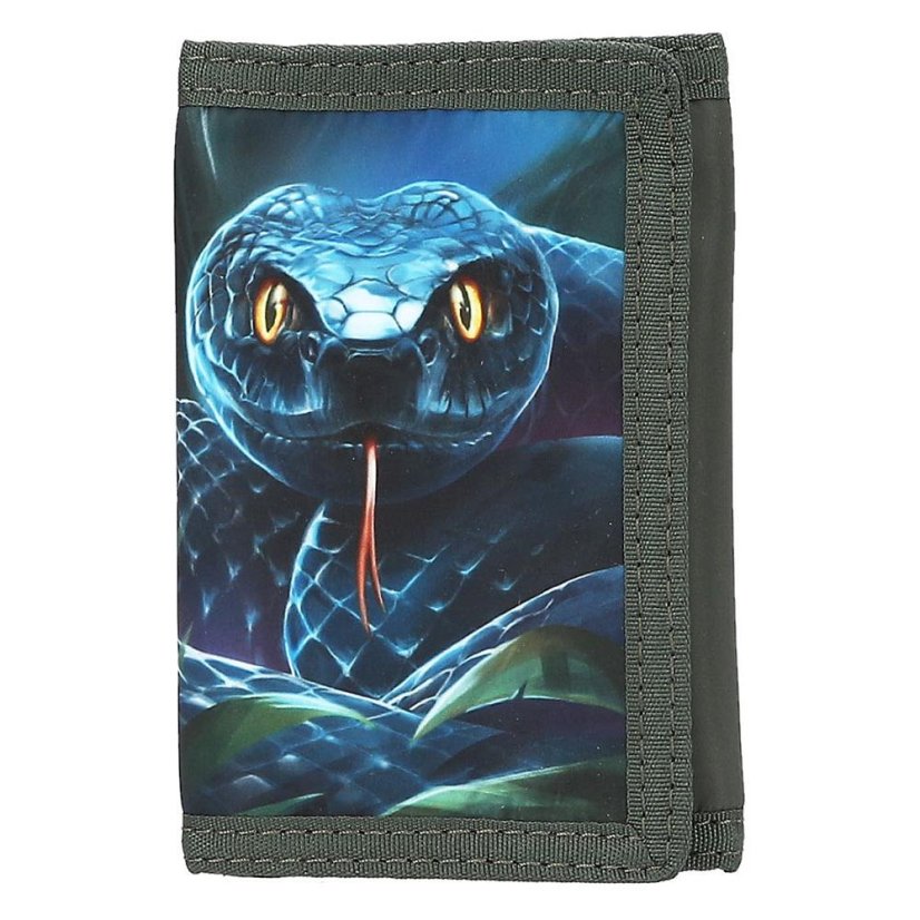 Adventure World Children’s Velcro Wallet, Black Mamba