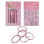Set of 5 Top Model Jill Hair Ties