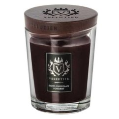 Svíčka Vellutier střední, Swiss Chocolate Fondant