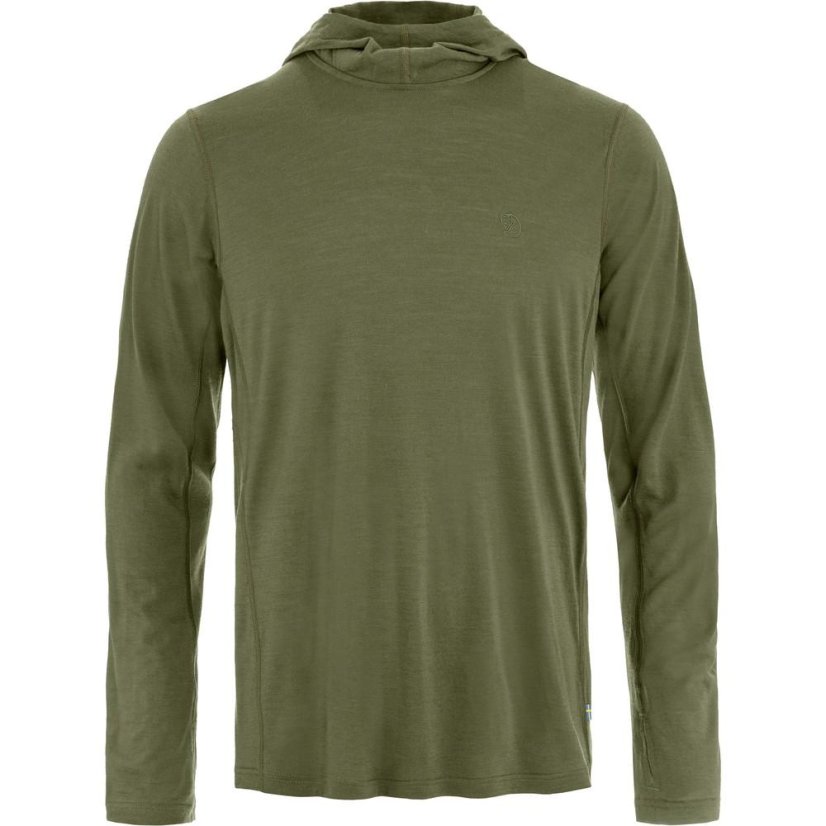Pánské triko Fjällräven Abisko Wool Hoodie M - Kolor: Niebieski, Rozmiar: S