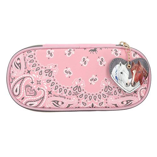 Einfaches Federmäppchen Miss Melody, Bandana-Muster