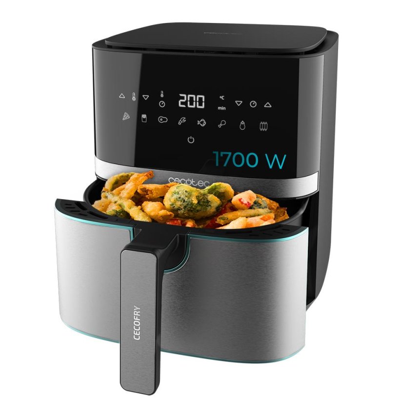 Heißluftfritteuse Cecotec CecoFry 3317 schwarz-silber