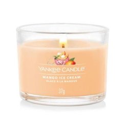 Votívna sviečka Yankee Candle v skle, Mango Ice Cream