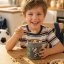 Two-part Action World cereal bowl, soccer theme