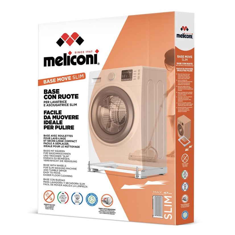 Meliconi Move Slim 656149 Sliding Universal Anti-Vibration Pad