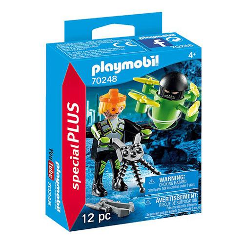 Agent s dronem Playmobil 70248