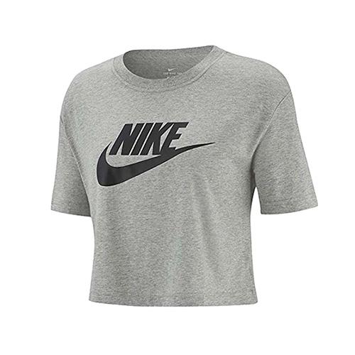 Zkrácené tričko Nike Sportswear Essential - Farbe: Weiß, Größe: L