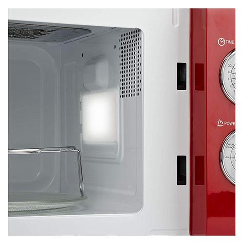 Girmi FM2102 Microwave Oven, Red