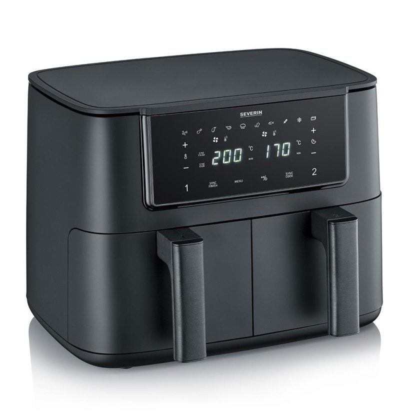 Severin FryLight "Dual" FR 2463 black hot air fryer