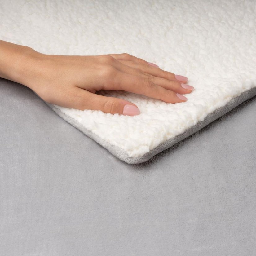 Imetec 16937 gray heated blanket