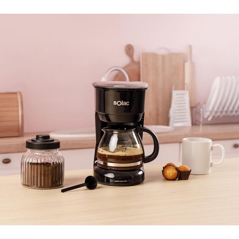 Solac Coffee 4 You Mini CF4037 kávéfőző, fekete