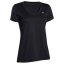 Under Armour Tech SSV Women's T-Shirt - Solid - Color: Black, Size: XS