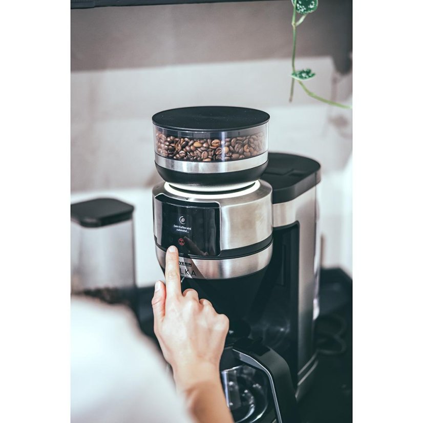Kaffeemaschine Severin Filka KA 4852 schwarz-silber