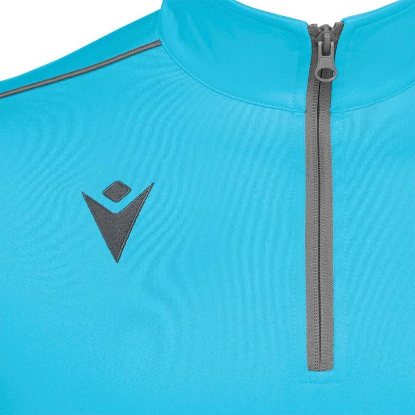 Macron Havel T-Shirt mit 1/4-Reißverschluss - Farbe: Neongelb, Größe: L