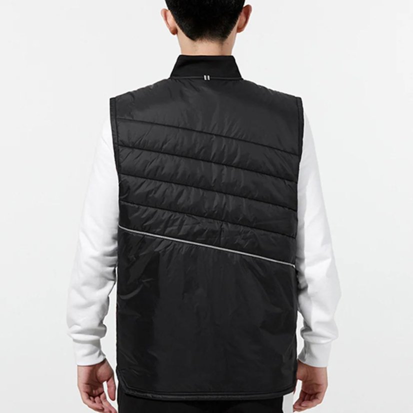 Men's Puma Run Elevated Padded Running Vest - Color: Black, Size: S