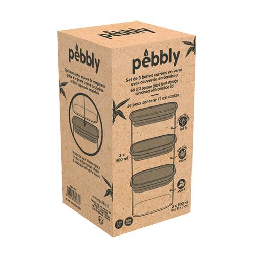 Set mit 3 Dosen Pebbly PKV-034