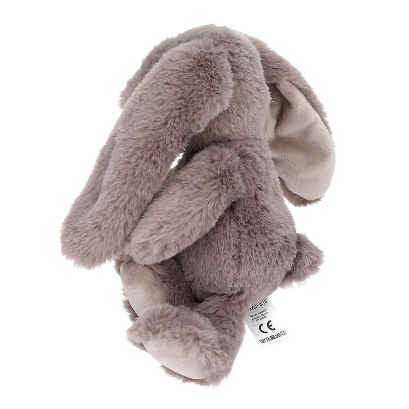 Nelly Princess Mimi Plush Rabbit, 19 cm – dark gray