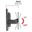 TV-Halterung (Wand/Trockenbau) Meliconi 580476 FlatStyle FTR100 CG schwarz