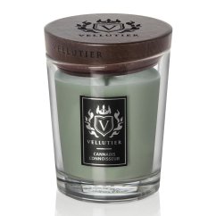 Vellutier medium candle, Cannabis Connoisseur