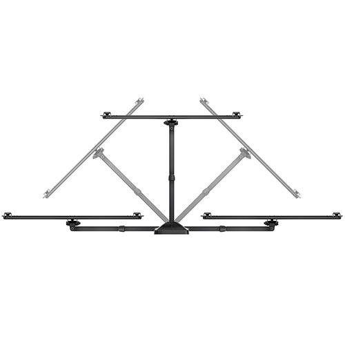 Kettős forgású TV-tartó (fal/gipszkarton) Meliconi Extra XDR 200400 CG 480879 fekete