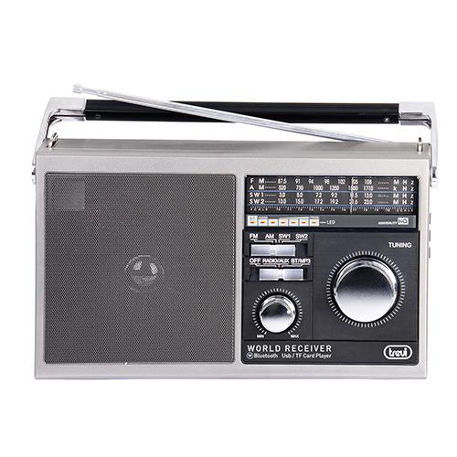 Radiopřijímač Trevi MB 749 W stříbrný