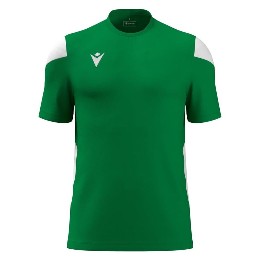 Macron Polis Kinder-Sporttrikot - Farbe: Rot/Weiß, Größe: XXS