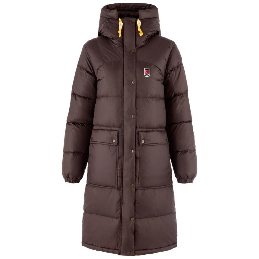 Dámská parka Fjällräven Expedition Long Down Parka W - Kolor: Czarny, Rozmiar: XXS