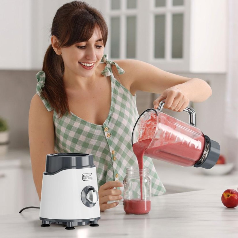 Black+Decker BXJB1002E fehér asztali keverőgép