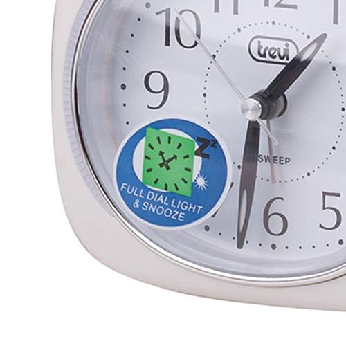 Trevi SL 3040/WH white analog alarm clock