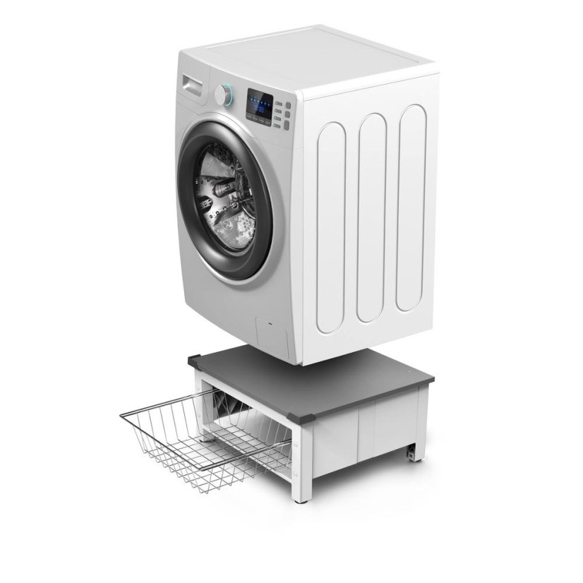 Podstavec pod pračku/sušičku Meliconi 656143 Base Space Basket