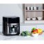 Heißluftfritteuse Black+Decker BXAF6500E schwarz-silber