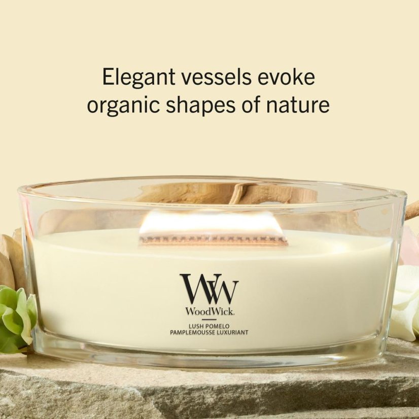 WoodWick Boat Candle, Lush Pomelo