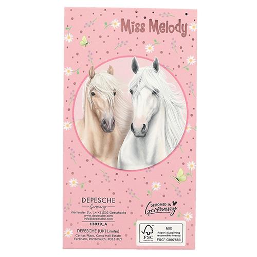 Magnetová podložka Miss Melody, motýle a dva kone