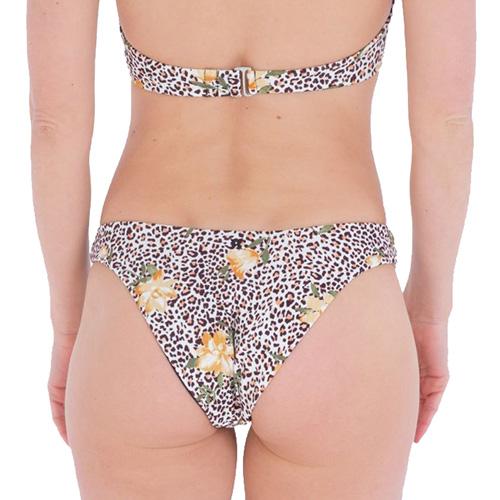 Damen-Badeanzug Hurley Jungle Cat Cheeky French - Farbe: Braun, Größe: L