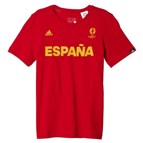 Adidas Spain Graphic Kids’ T-Shirt - Color: Red, Size: 116