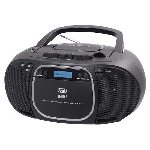 Trevi CMP 576DAB black radio cassette player