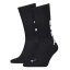 Men's Puma Graphic Socks 2P - Color: Black, Size: 39/42