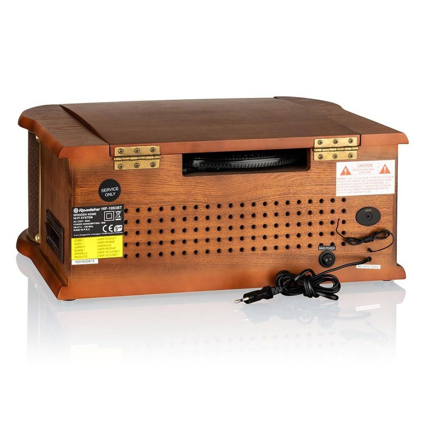Roadstar HIF-1993BT Hi-Fi system, wood