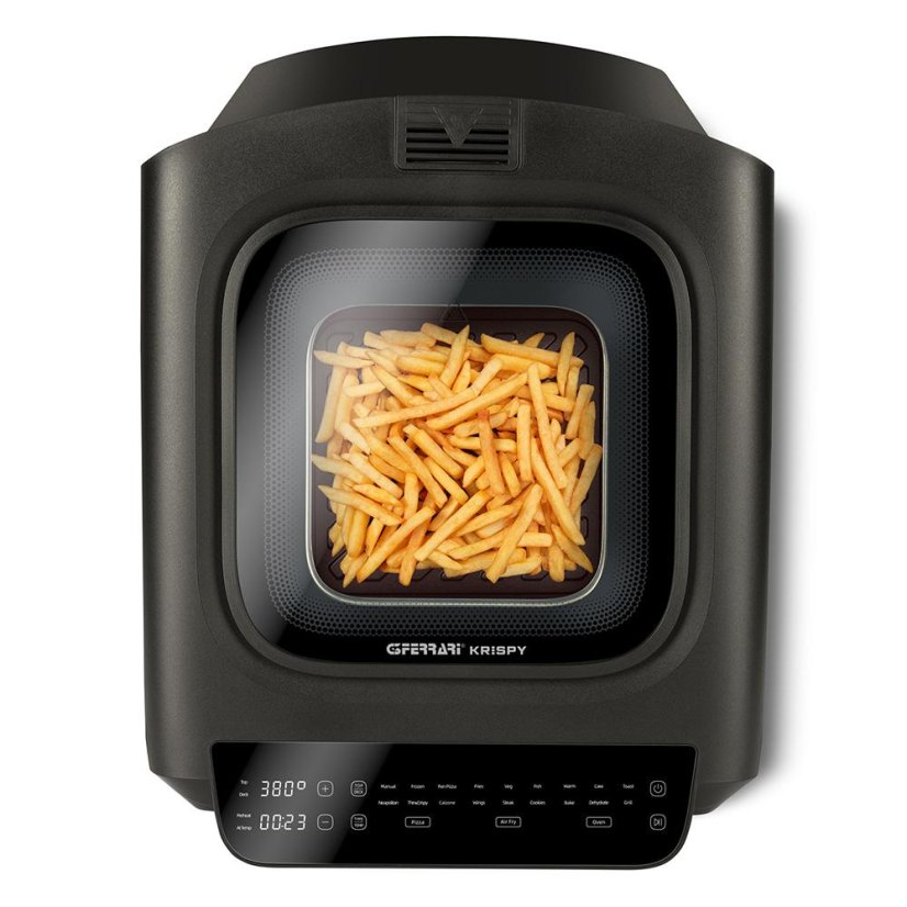 Pizza oven, grill, and Krispy G3Ferrari G10225 hot air fryer