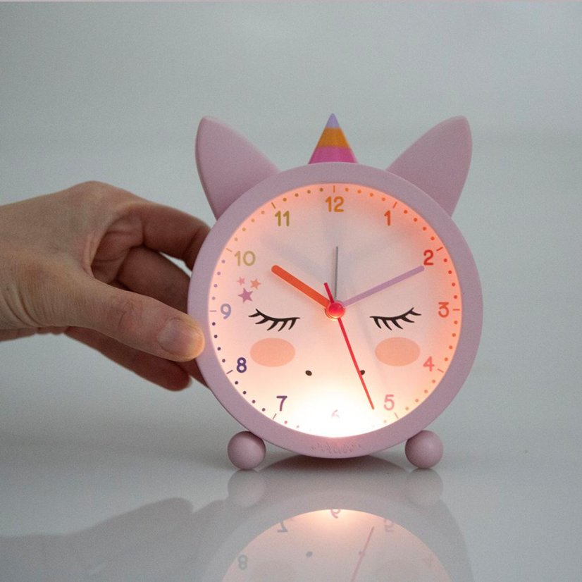 Stolní budík s oušky Ylvi Unicorn