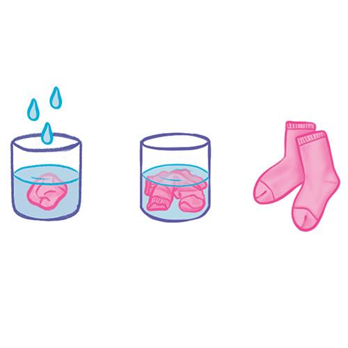 Ylvi glow-in-the-dark children's socks