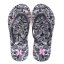 Hurley Wild Party Damen-Flip-Flops - Farbe: Grau, Größe: 37