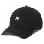 Damen-Baseballkappe Hurley Mom Iconic - Farbe: Schwarz