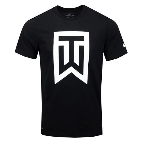 Pánske tričko Nike Tiger Woods - Farba: Čierna, Veľkosť: S
