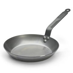 STEEL ROUND  LYONNAISE  FRYPAN -  CARBONE PLUS   O24 CM