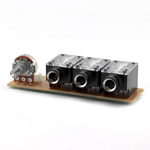 ND AKAI ABTS-W5 PCB board main vol. Desk ND AKAI speaker base board