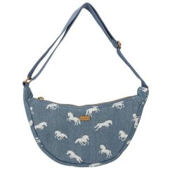 Handtasche Miss Melody, Small Half Moon, Denim