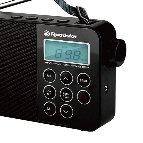 Prenosné rádio Roadstar TRA-2340PSW, čierne